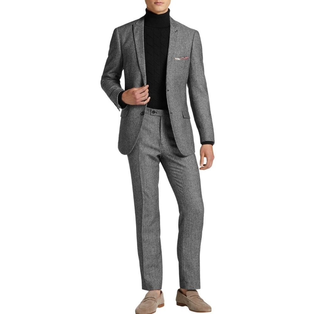 Gray Slim Fit Suit